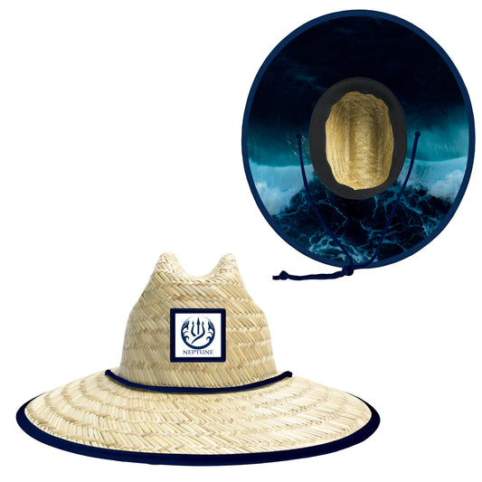 Wide-Brimmed Straw Hat