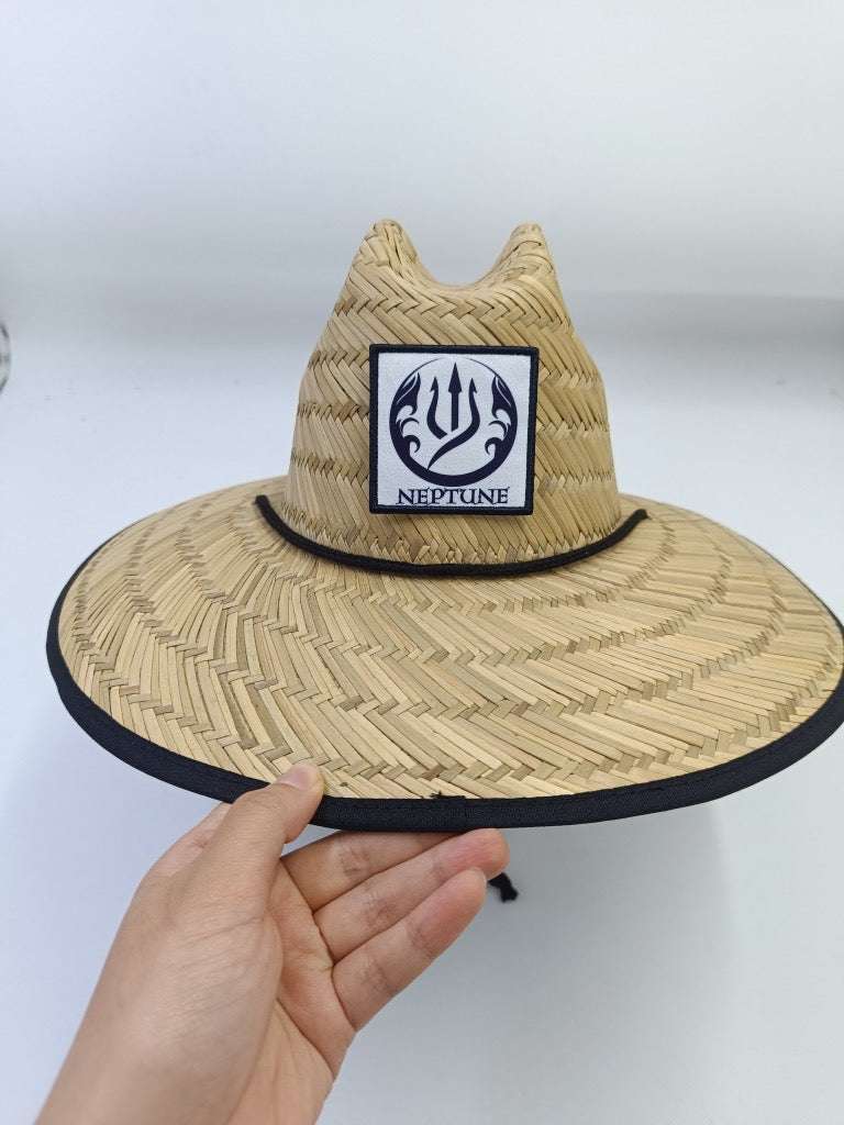 Wide-Brimmed Straw Hat